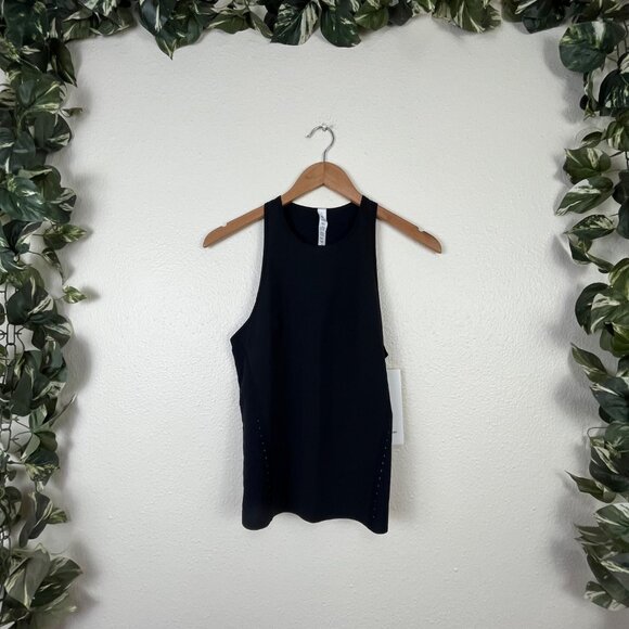 Lululemon Athletic Lightweight Stretch Run Tank Airflow Black NWT Women’s Sz 2 - Picture 1 of 9